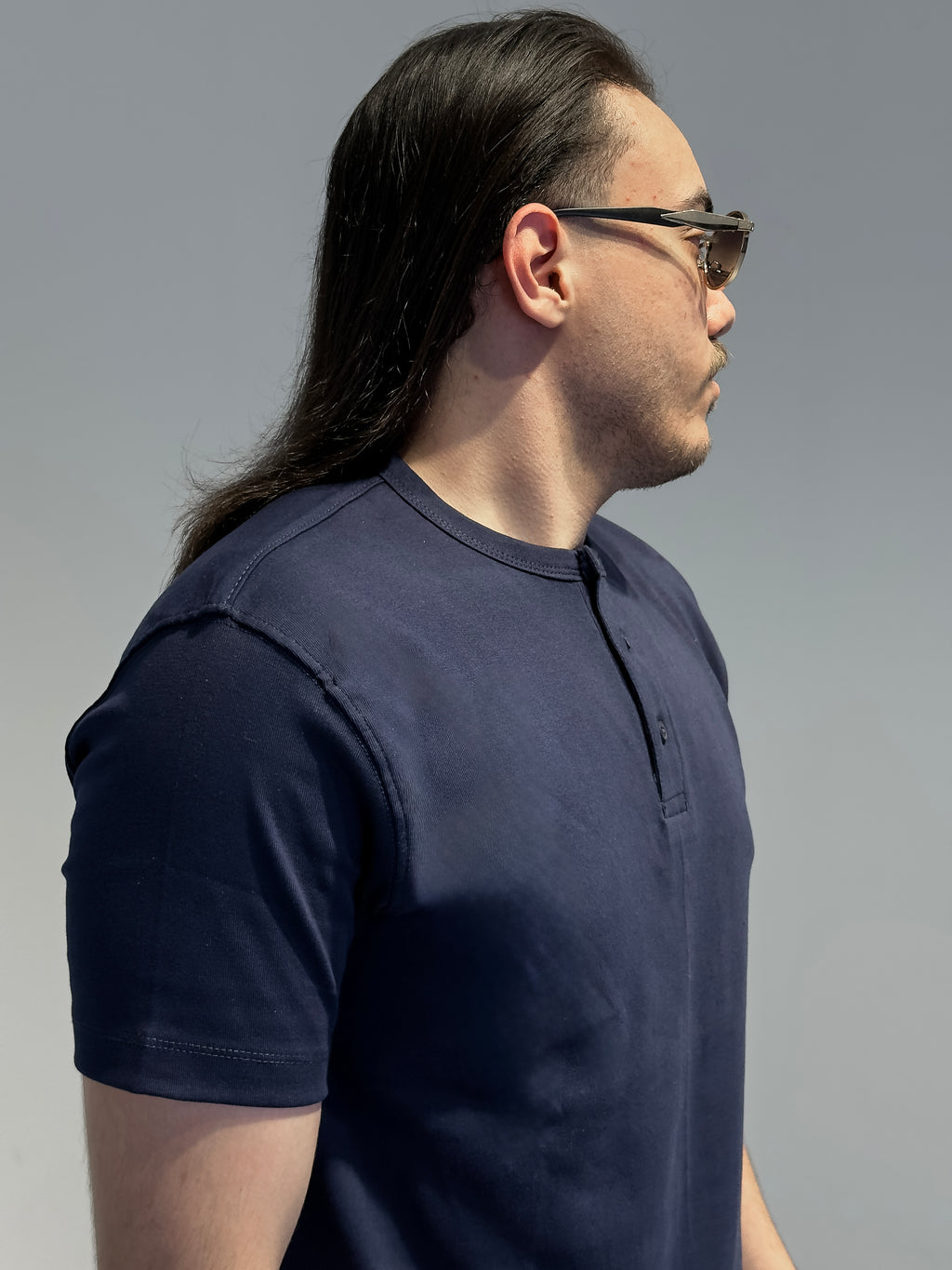 Navy Henley