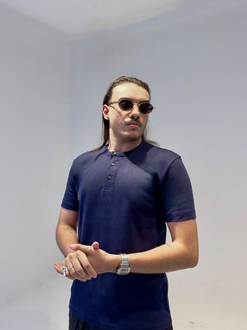 Navy Henley