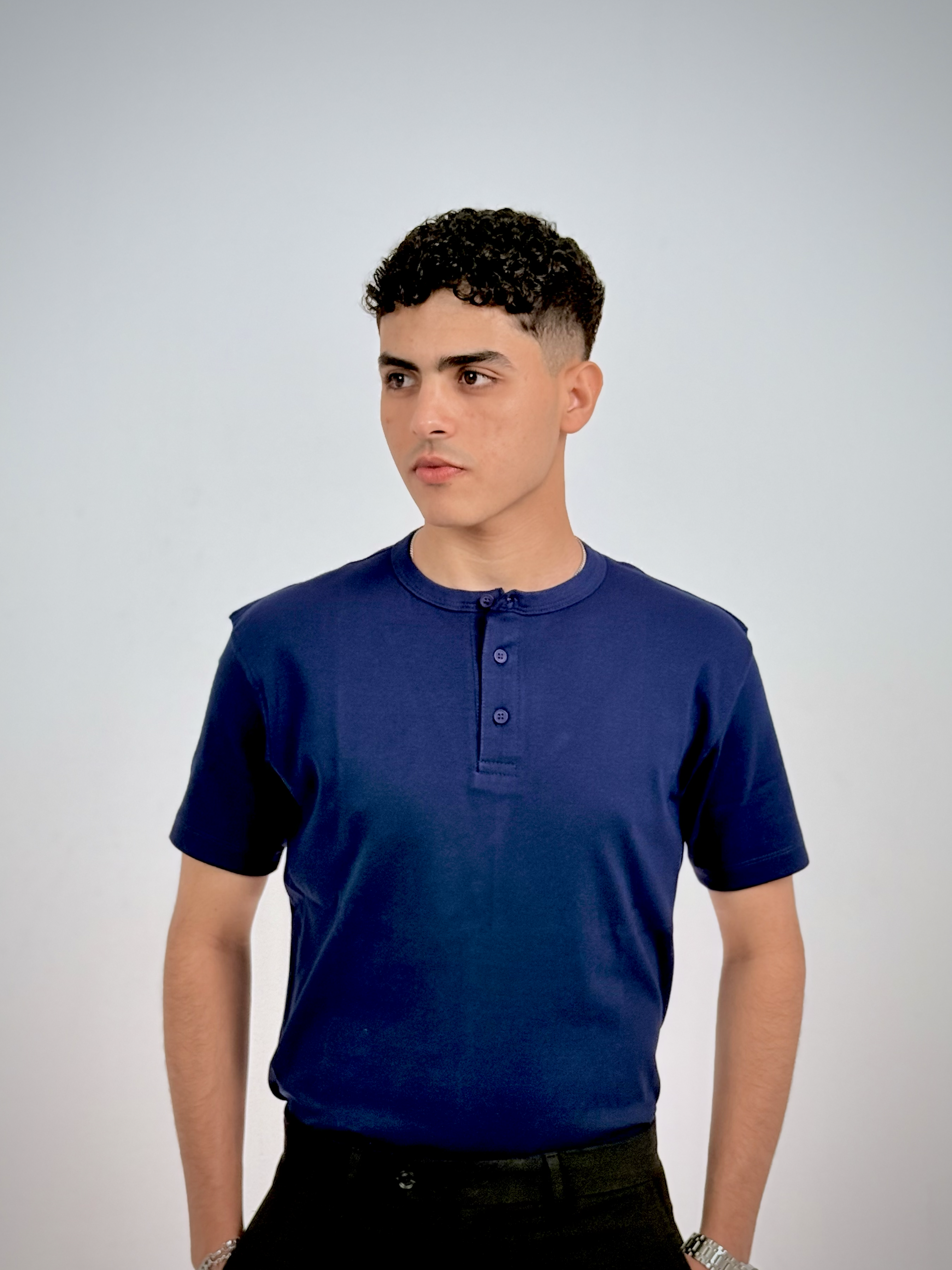Navy Henley