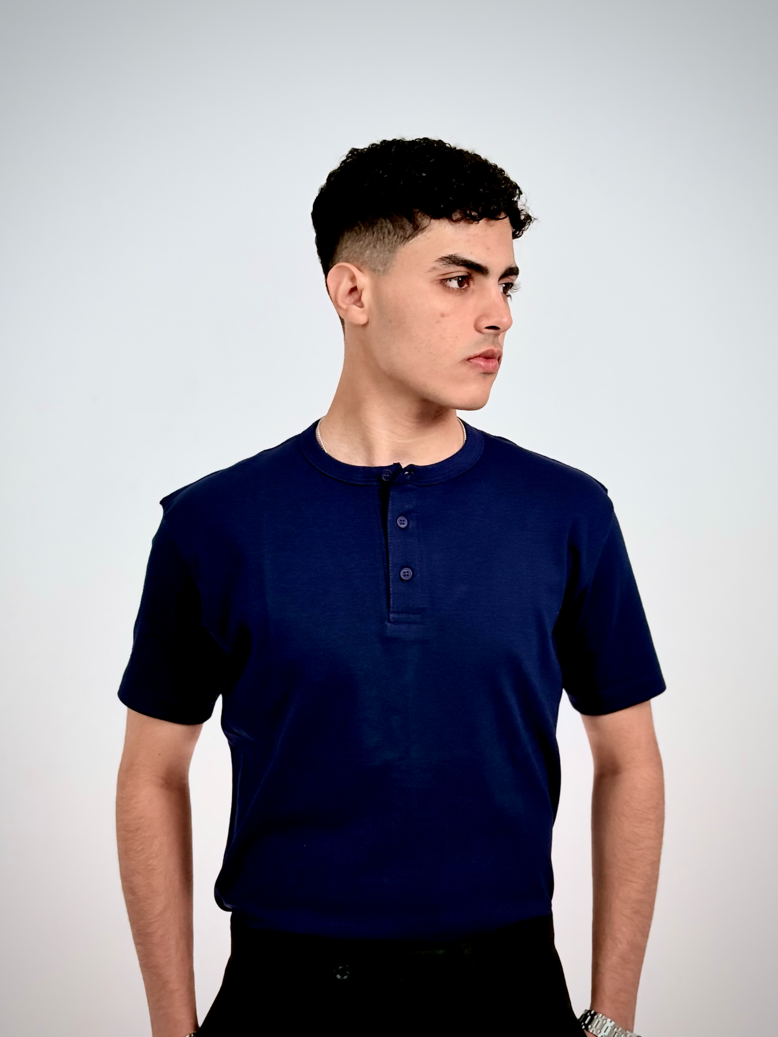 Navy Henley
