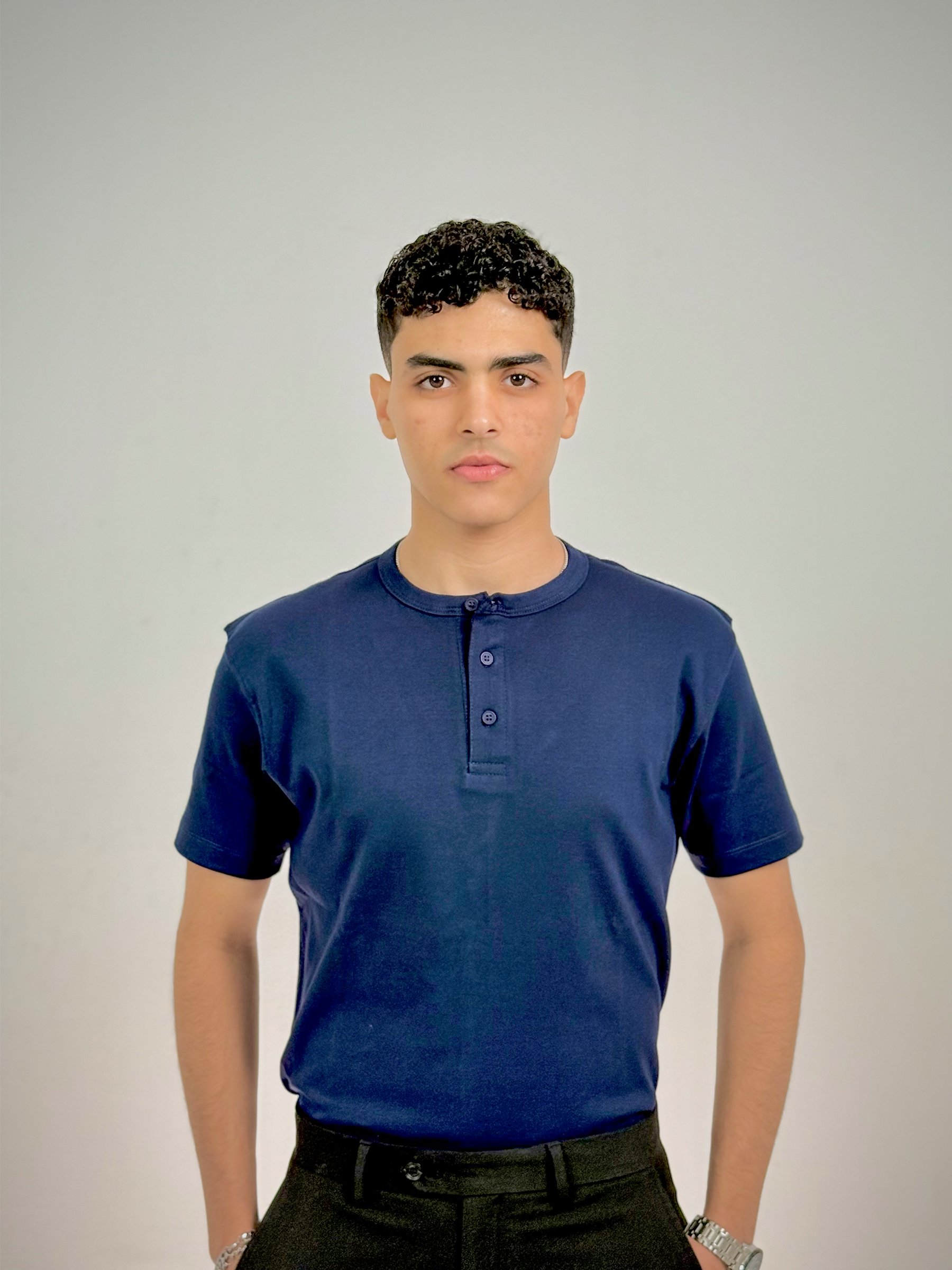 Navy Henley