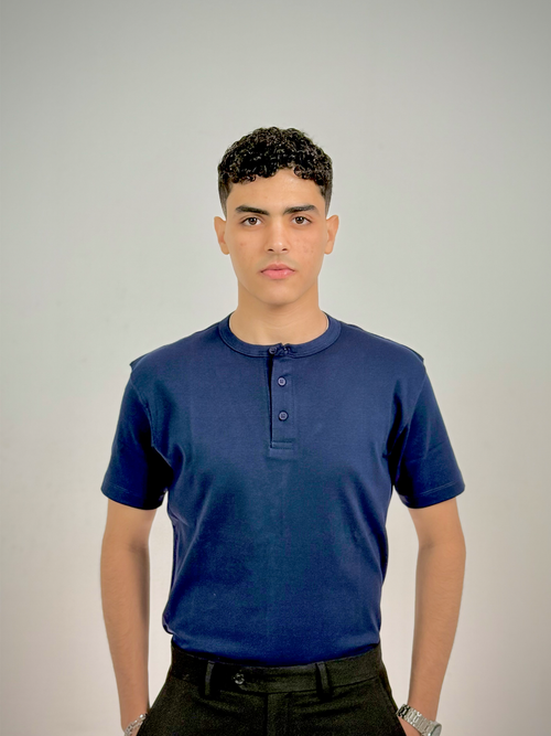 Navy Henley