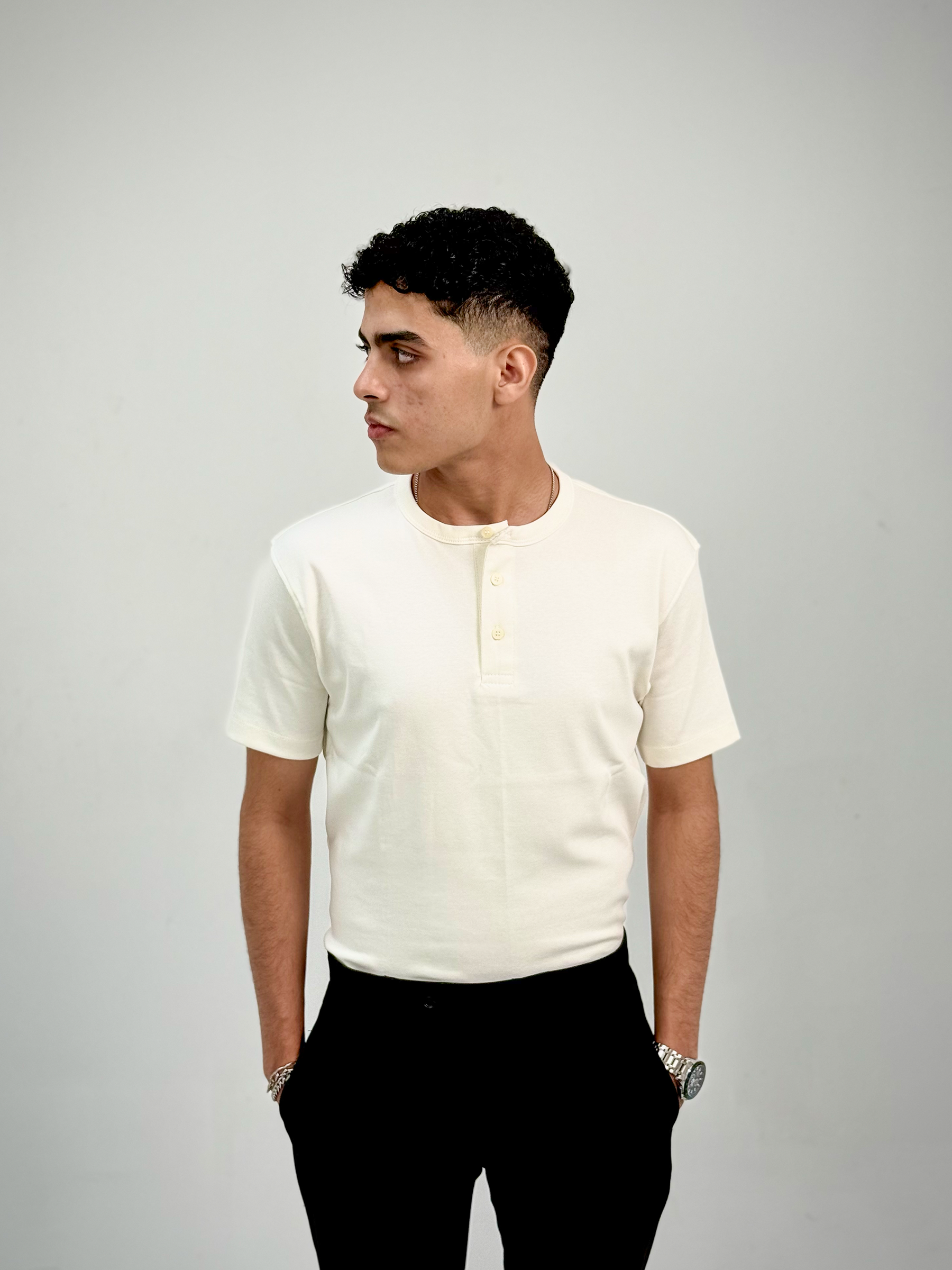 Off White Henley