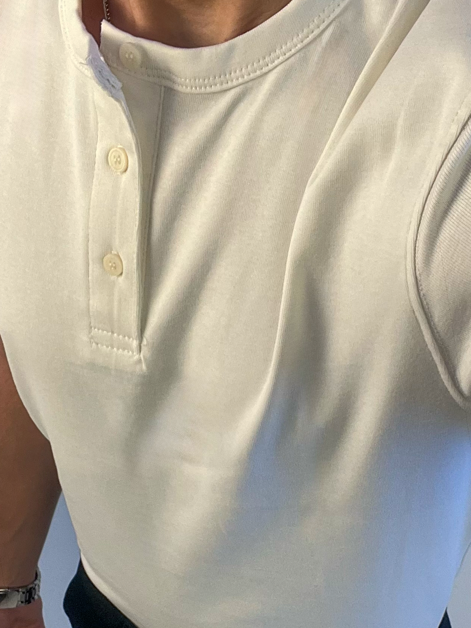 Off White Henley